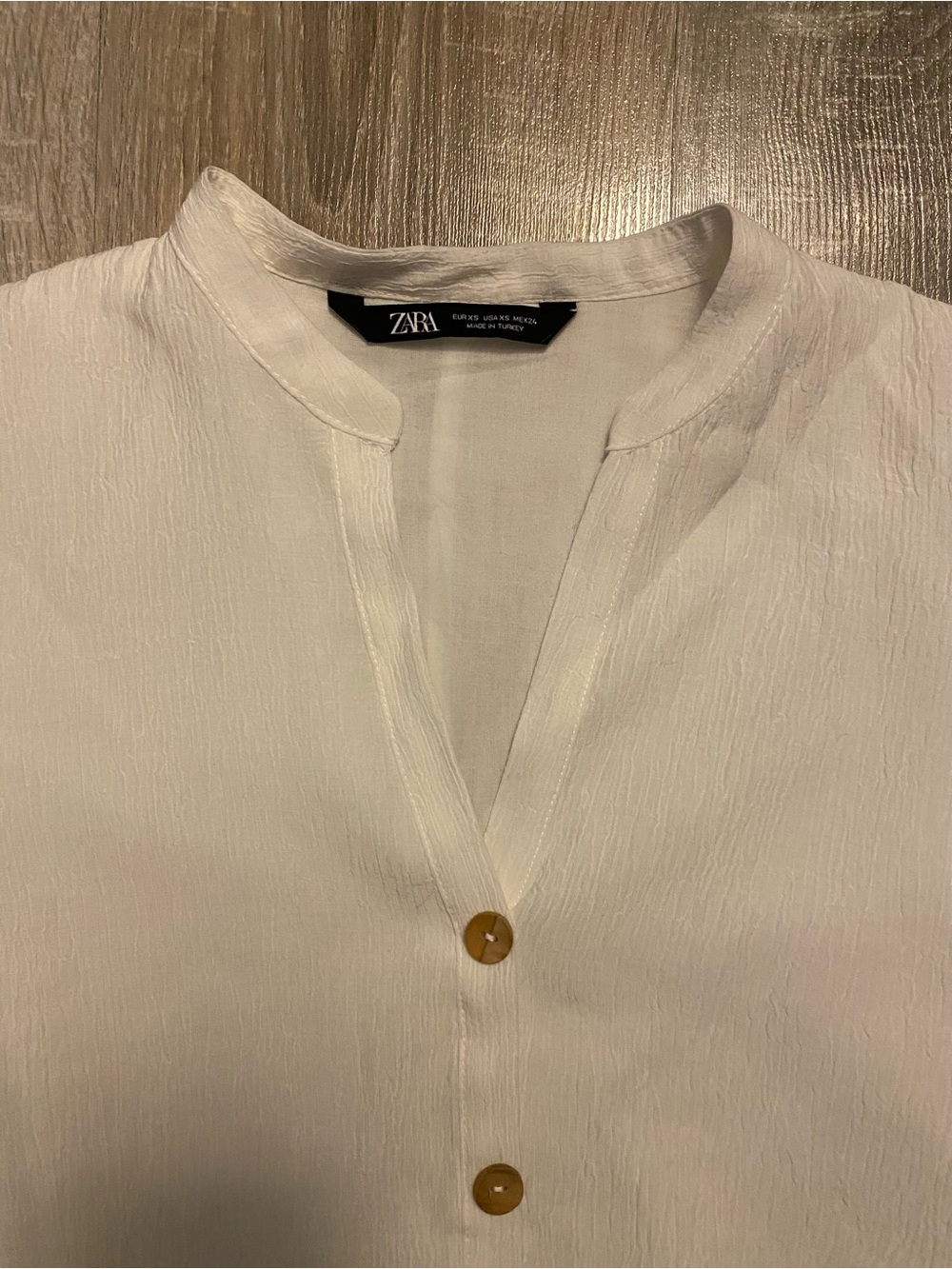 Zara White Ruffle-Hem Tunic Dress - Picture 6 of 14
